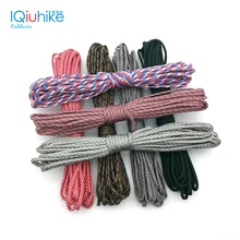 5 метров диа. 4 мм 7 ядер Паракорд для выживания парашютный шнур для кемпинга веревка для альпинизма, кемпинга пешего туризма бельевая линия