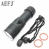 Waterproof IPX8 Diving Flashlight XM-L2 Yellow White LED Torch Dive Underwater 80M Lamp Light Camping use 26650 18650 Battery ► Photo 2/5