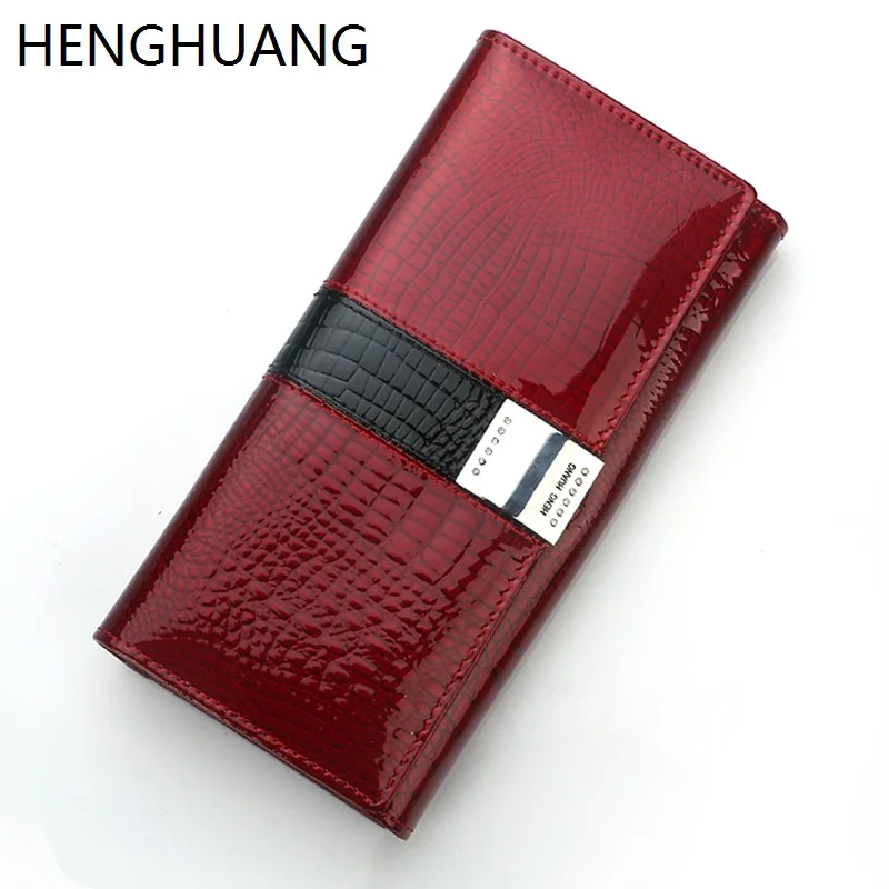

genuine leather women wallets long ladies wallet famous designer red purse crocodile luxury brand female purses