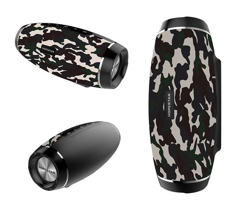 Portable intelligent wireless Bluetooth speaker stereo bass effect HIFI multi-function outdoor Bluetooth speaker TF extension