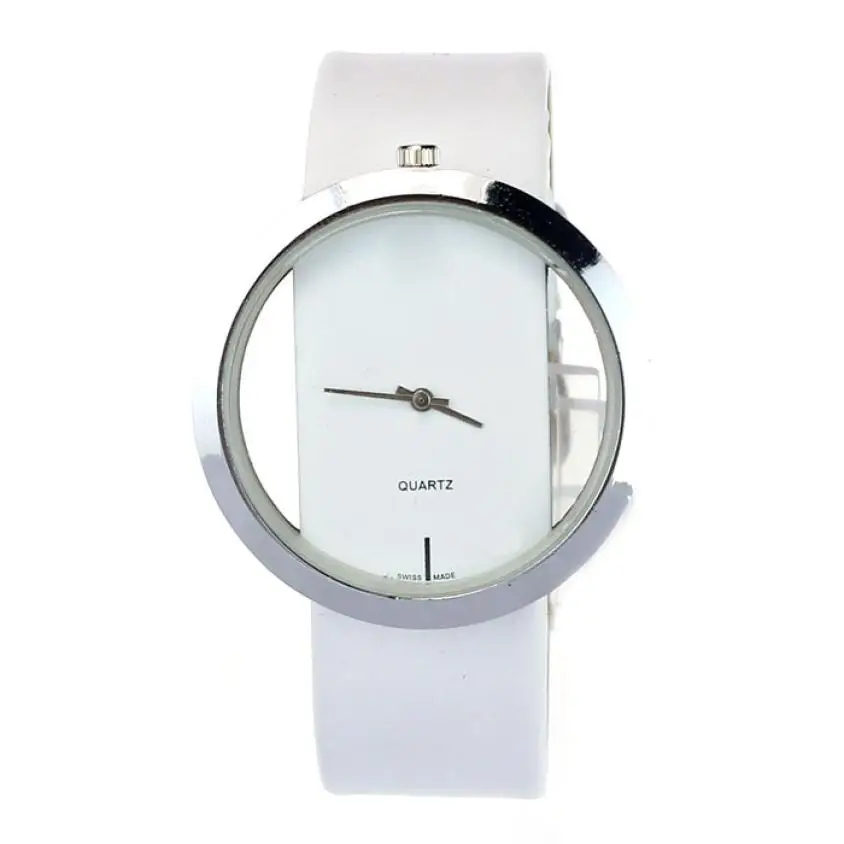 

2018 Woman Wrist Watches Transparent Dial Hollow Ladies Watches montre femme Quartz Watch Women Clock reloj mujer Elegant #D