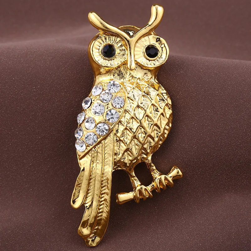

Personality Owl Brooch Jewelry For Women/men Fashion Jewelry Brooch Pins Metal Scarf Wedding Gift Diy Jewellery Accessories