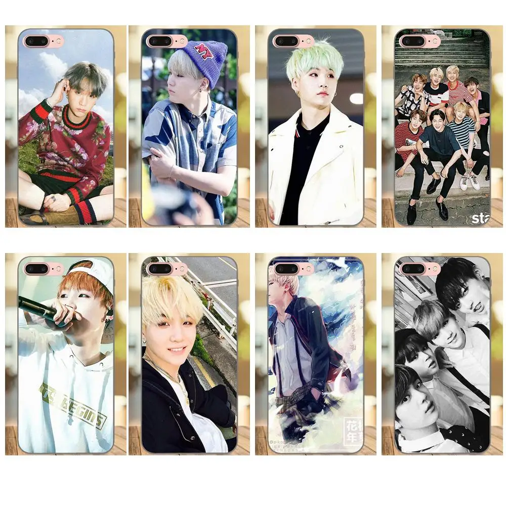 

Soft TPU Phone Skin For Huawei Y3 Y5 II Y6 Y7 Y9 nova 2 Plus 2S 3i 4 Lite Plus Prime 2017 2018 2019 Suga Bangtan Boys
