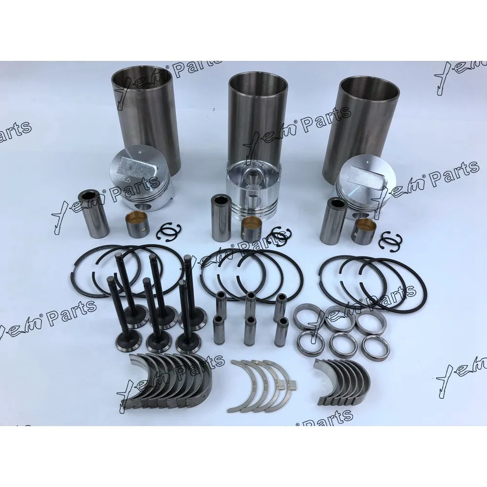 Для Mitsubishi engine S3L S3L2 liner kit поршневое кольцо гильза цилиндра подшипник клапан