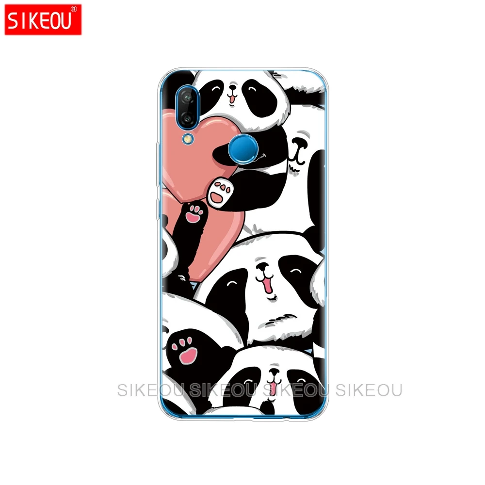 Силиконовый чехол для телефона Huawei P20 P8 P9 P10 Lite Plus Pro 2017 P smart 2018 милый мультяшный