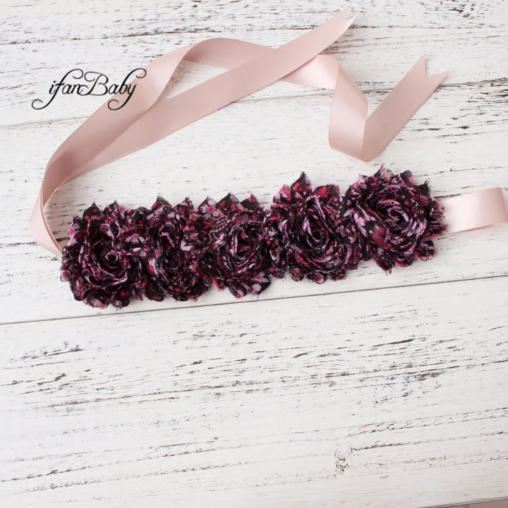 

Shabby Flower Sash Belt FEMALE Belt
