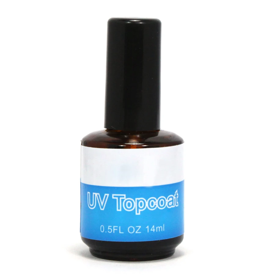 Nail Art Top Coat Suitable to Apply on Top of UV Gel Nails Natural