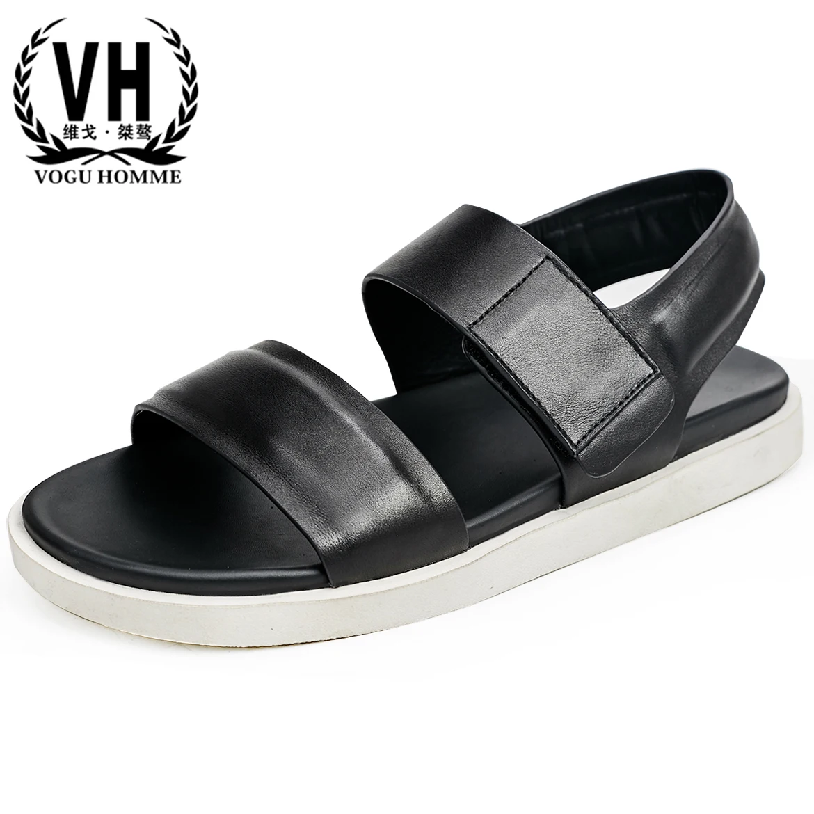 

summer mens sandals Genuine Leather beach shoes casual breathable soft bottom slippers cowhide mens gladiator sandals summer
