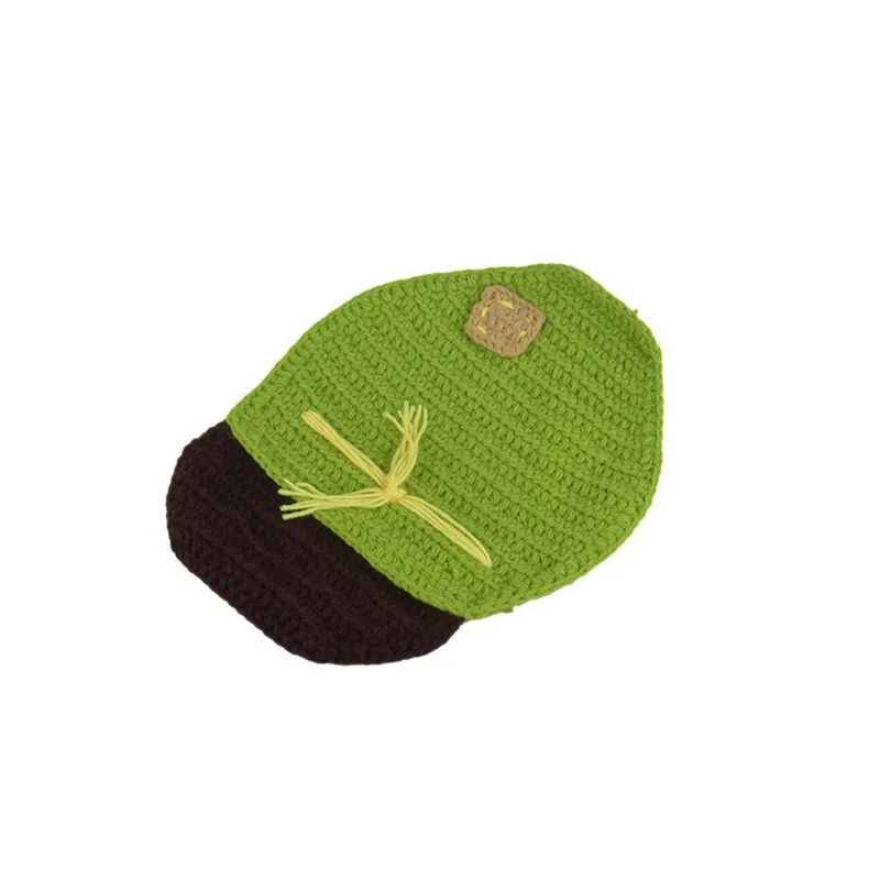 Scarecrow Design Baby Boy Girls Crochet Knit Costume Newborn Photography Props Infant Shower Gift Clothes Kids Halloween Costume