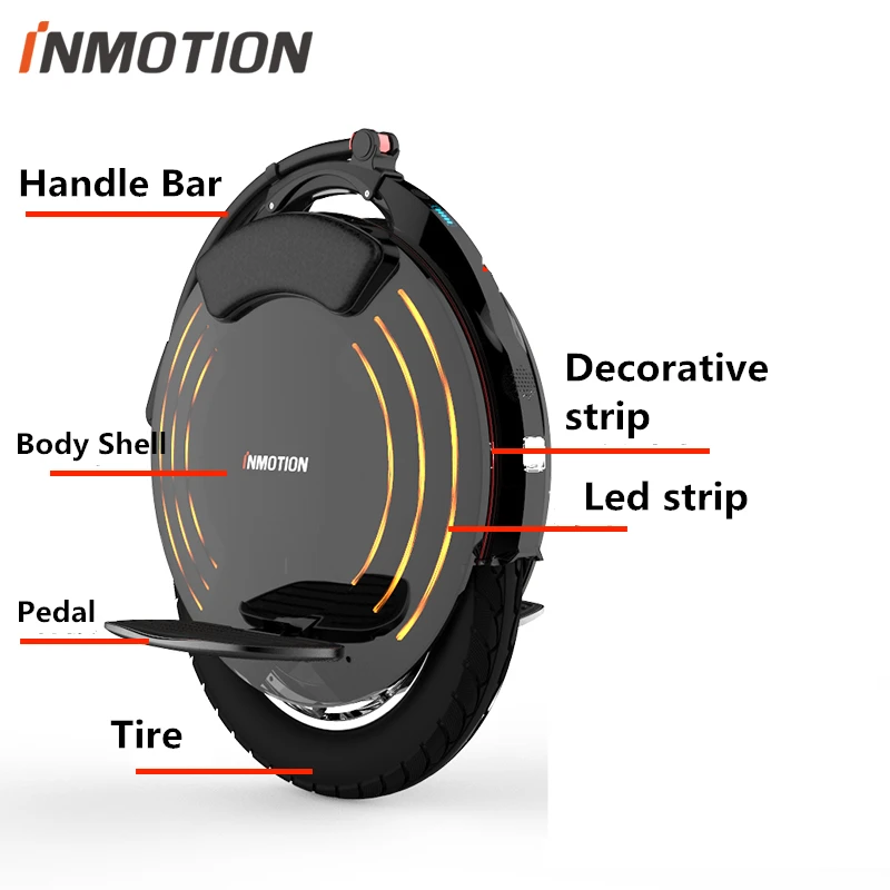 

Original INMOTION V10 V10F Self Banlance Scooter Inner Outer Tire Handle Bar Body Shell Pedal Protect Cover Charger Accessories