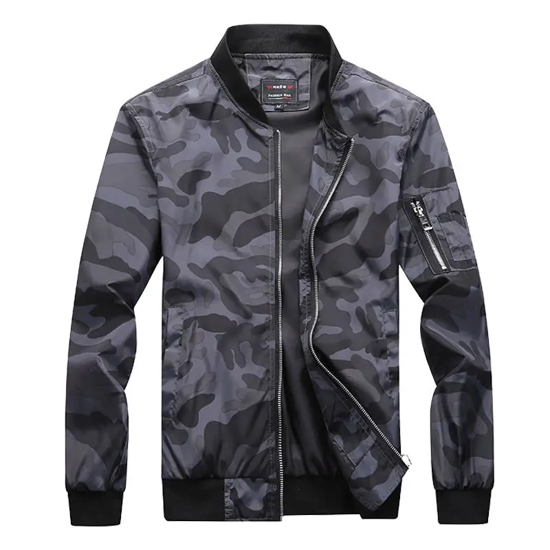 

M-7XL 2019 New Autumn Men's Camouflage Jackets Male Coats Camo Bomber Jacket Mens Brand Clothing Outwear Plus Size