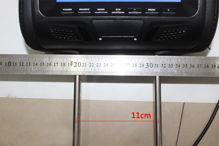 2 шт. подголовник с монитором с USB/SD/FM передатчиком mp5 tv для автомобильного подголовника 800x480 Автомобильный дисплей монитор Автомобильные колонки ТВ Авто