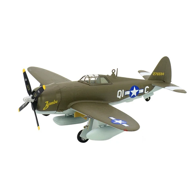 pre built 172 Republic P 47 Thunderbolt fighter P 47D World War II