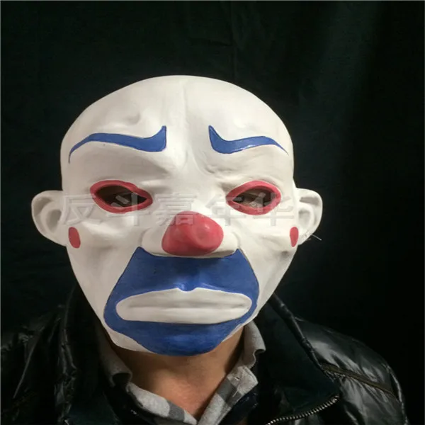  Hot Sale Payday 2 Mask Batman Joker Clown Bank Robber Mask Dark Knight Costume Halloween Masquerade