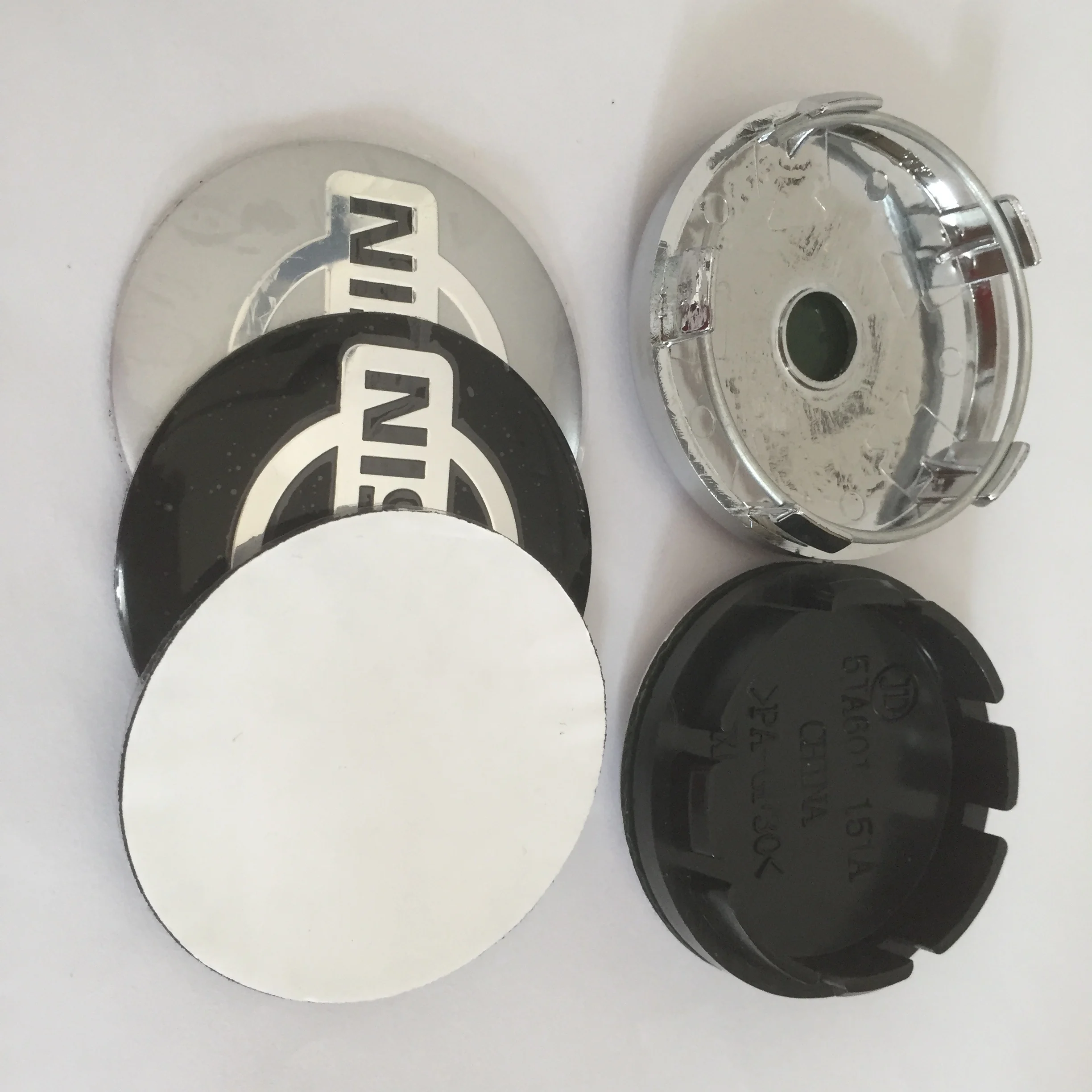 

4pcs 56mm 60mm 65mm 68mm Car Wheel Center Cap Badge dust-proof covers emblem sticker car Styling accessories