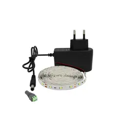 5 м светодиодные ленты 2835SMD не водонепроницаемый 60 светодиодный/w 12v красный синий зеленый белый гибкий праздничный свет