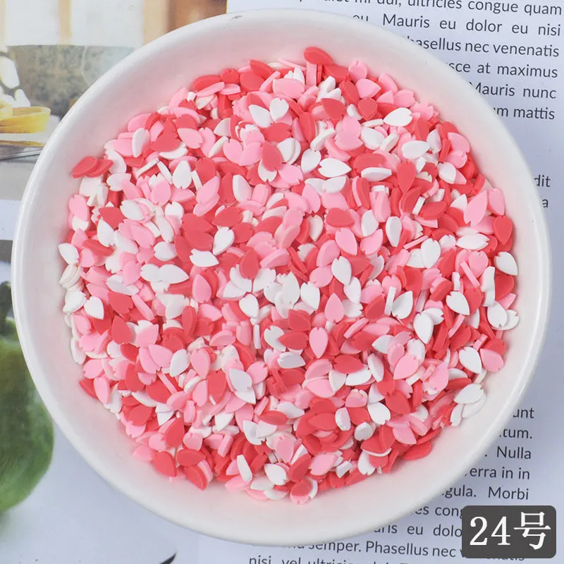 DIY 100g клейкие аксессуары глины Sprinkles украшения для слизи наполнитель поставки имитация шоколада торт десерт грязи игрушки из частей