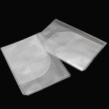 2 x модный прозрачный чехол-Обложка для паспорта, дорожный бумажник, защитная папка