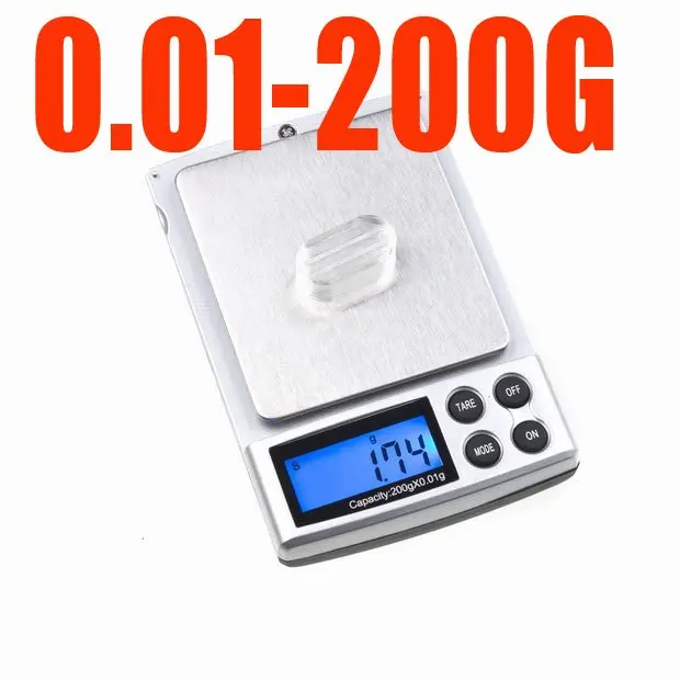 50PCS 200g x 0.01g DIGITAL Weight SCALE g/ oz/ ct/ ozt/ dwt Balance