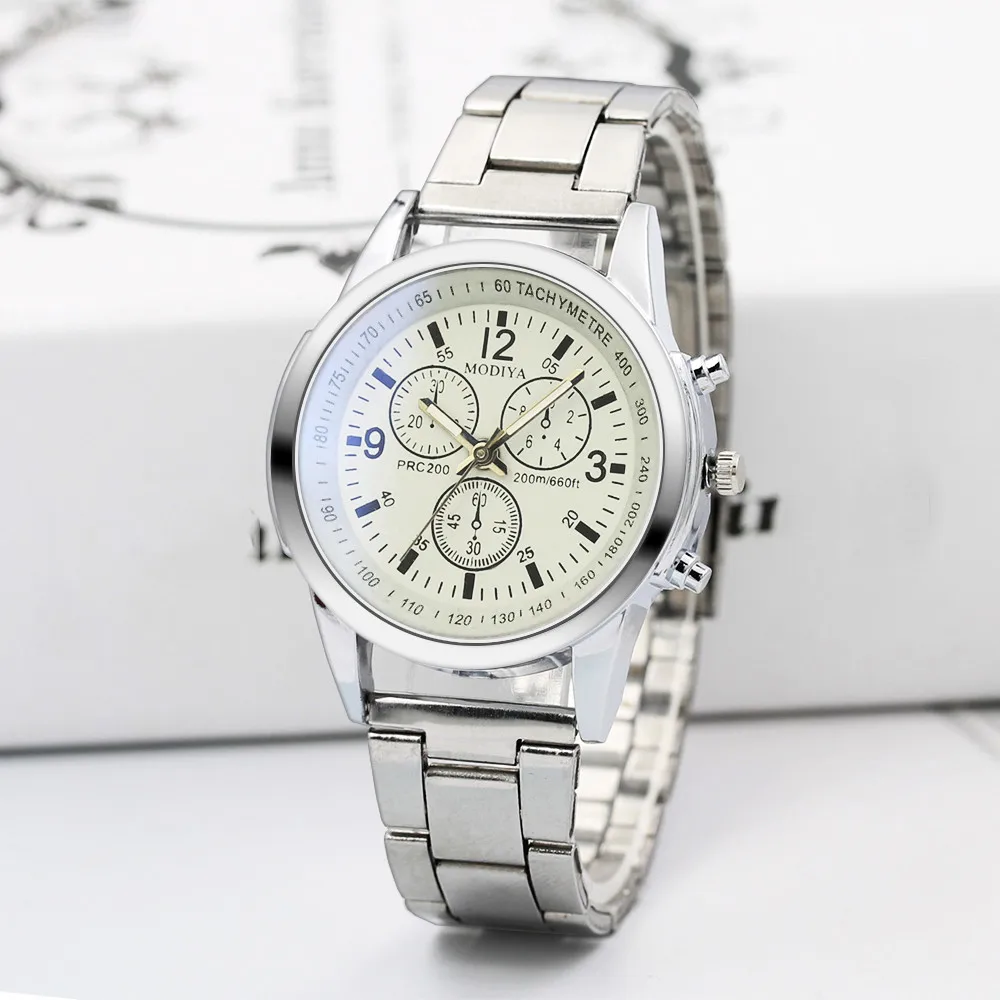 Мода из нержавеющей стали спортивные кварцевые часы наручные аналоговые часы наручные часы подарок мужские наружные Ретро дизайн