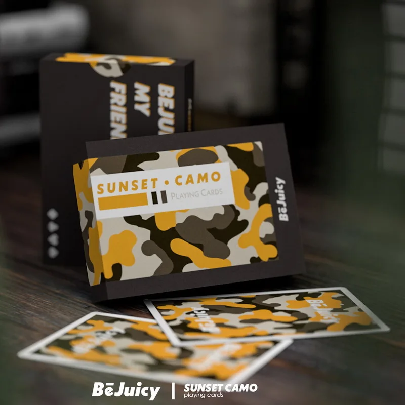 

Sunset Camo Playing Cards Poker Size Deck USPCC Custom Limited Edition Sealed Magic Props