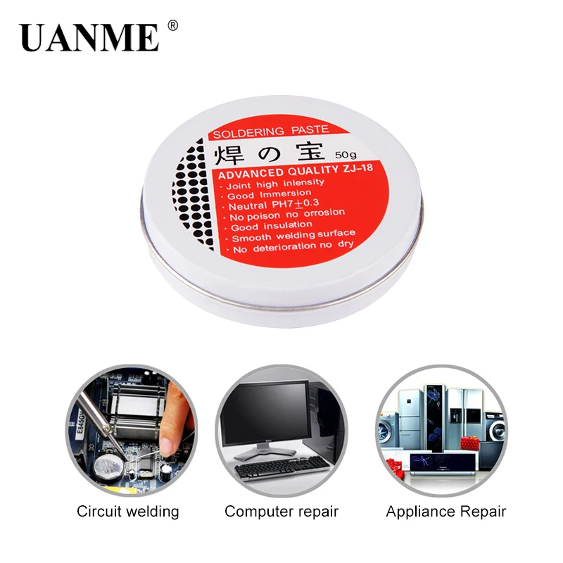 welding hood UANME Soldering Paste Mild Rosin Environmental Soldering Paste Flux PCB IC Parts Welding Soldering Gel Tool for Metalworking welding cable for sale