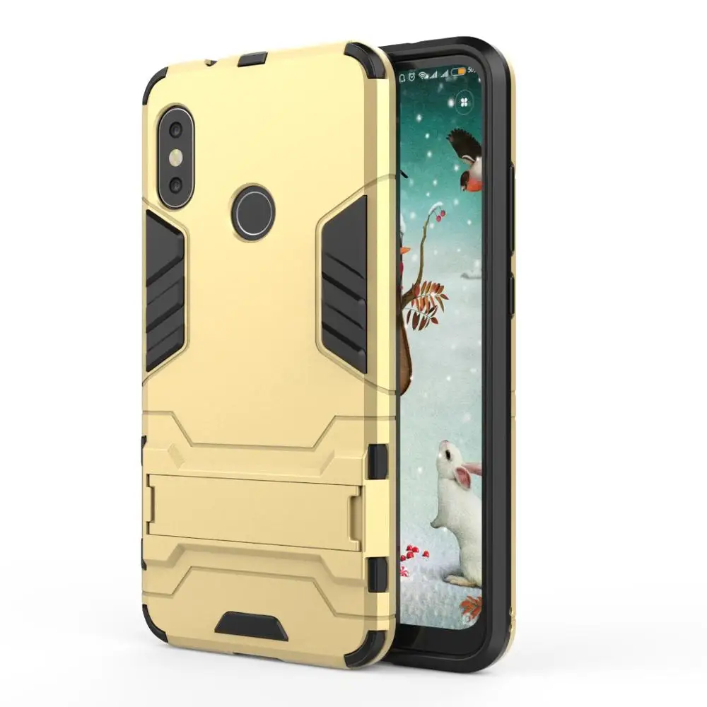 Для Xiaomi Redmi 5 Plus противоударный жесткий чехол для телефона Xiaomi Redmi 6A Redmi 6 Pro 16 ГБ 32 ГБ 64 Гб комбинированная Защита Чехол Fundas> - Цвет: Gold