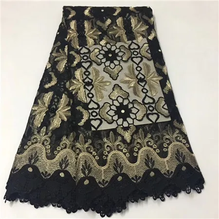 

2019 African luxury very soft 5 size dress fabric, Nigerian chiffon lace quality fabric
