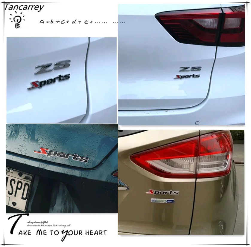 Car styling 3D métal Sport autocollants pour vw passat b6 alfa romeo 159 renault kadjar citroen