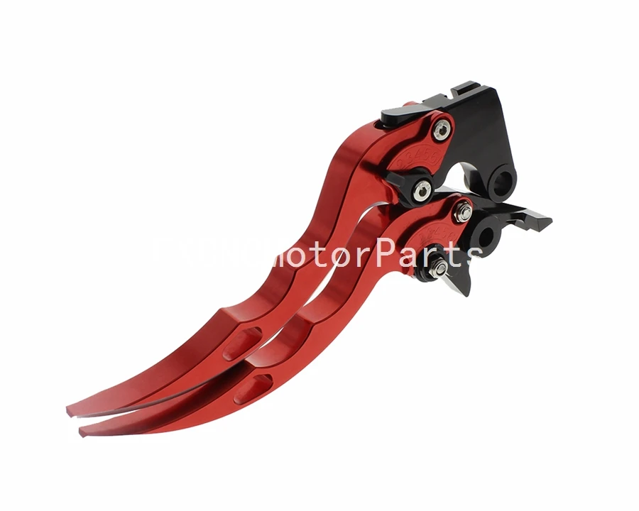 Blade Brake Clutch Levers Motorcycle CNC Adjustable One Pair Red For