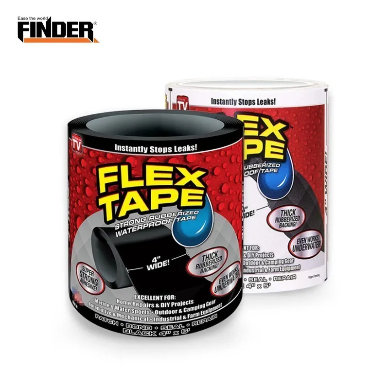 

FINDER 153cm Super Strong Flex Leakage Repair Waterproof Tape For Garden Hose Water Bonding Fast Rescue Quickly Stop Tool