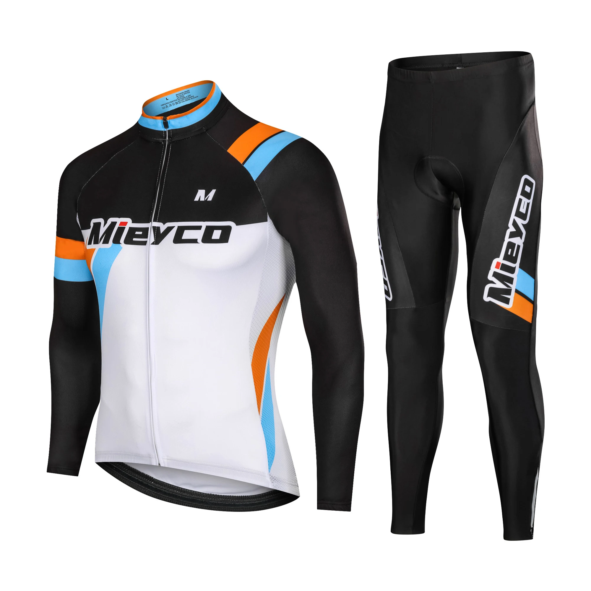 

Quick Dry Cycling Jersey Cycling Clothing Men's Set Full Summer Cycling 2019 Bike Jersey With Reflective Pants Cycling Clothes