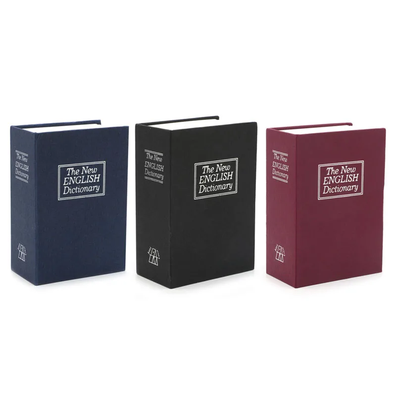 

Mini Home Security Dictionary Book Safe Cash Jewelry Storage Key Lock Box Hot