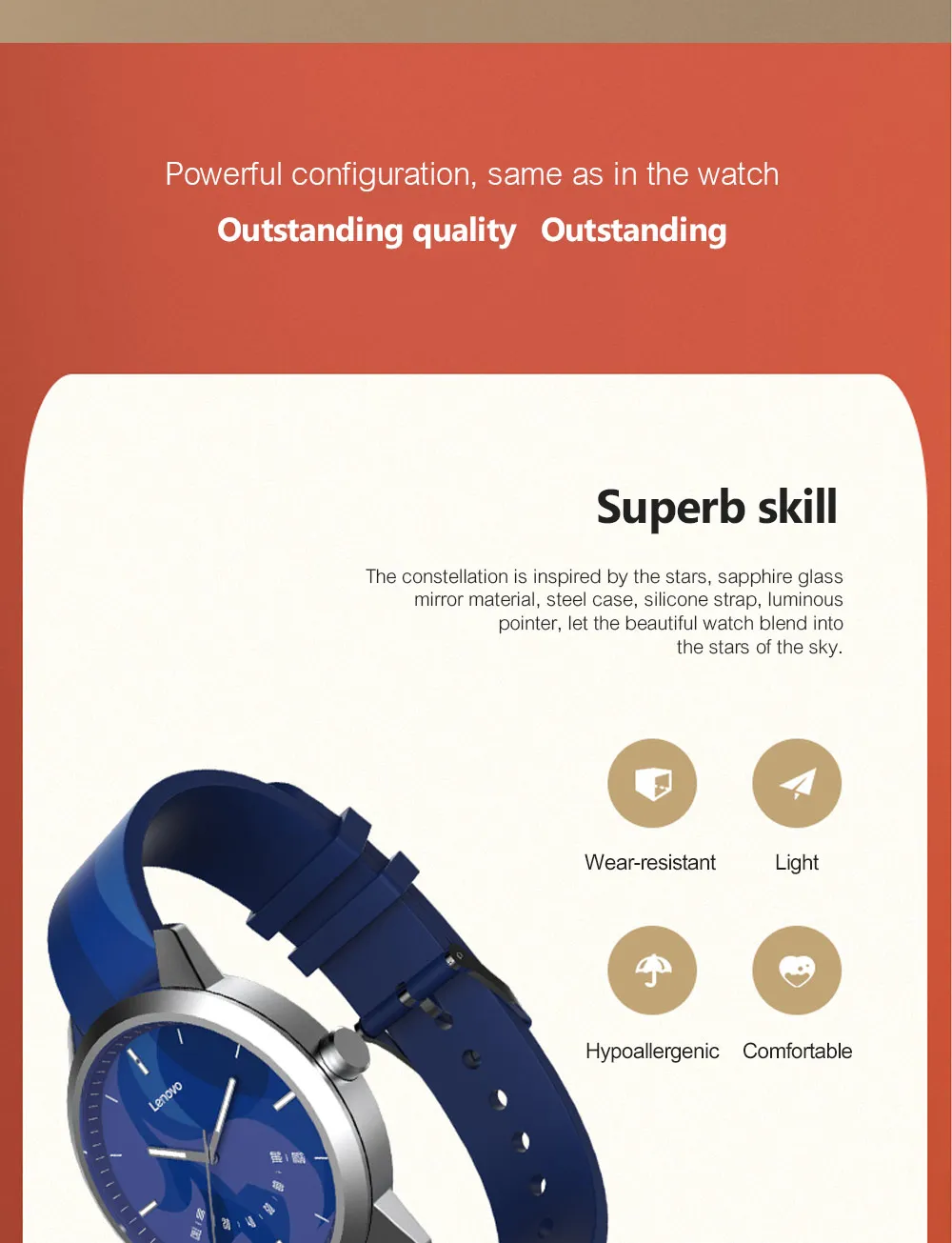 Lenovo Smart Watch Watch 9 Constellation Series Young Fashion Sport Watch Gesture Photo50m Swimming Waterproof Sleep Monitoring (7)