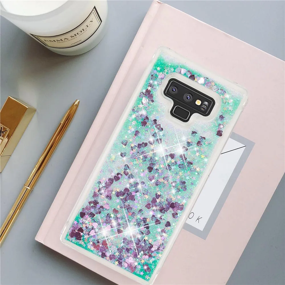 Liquid Glitter Case For Coque Samsung Galaxy Note 9 8 Case Soft Silicone TPU Phone Cases For Samsung Galaxy S9 S8 Plus Note 9 8  (4)