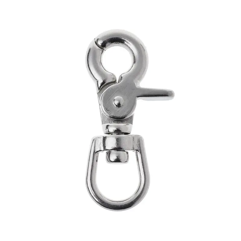 Carabiner clips key chain clip keychain carabiner 316 stainless steel webbing bag trigger swivel lobster clasps clips snap hooks weave paracord lanyard buckles
