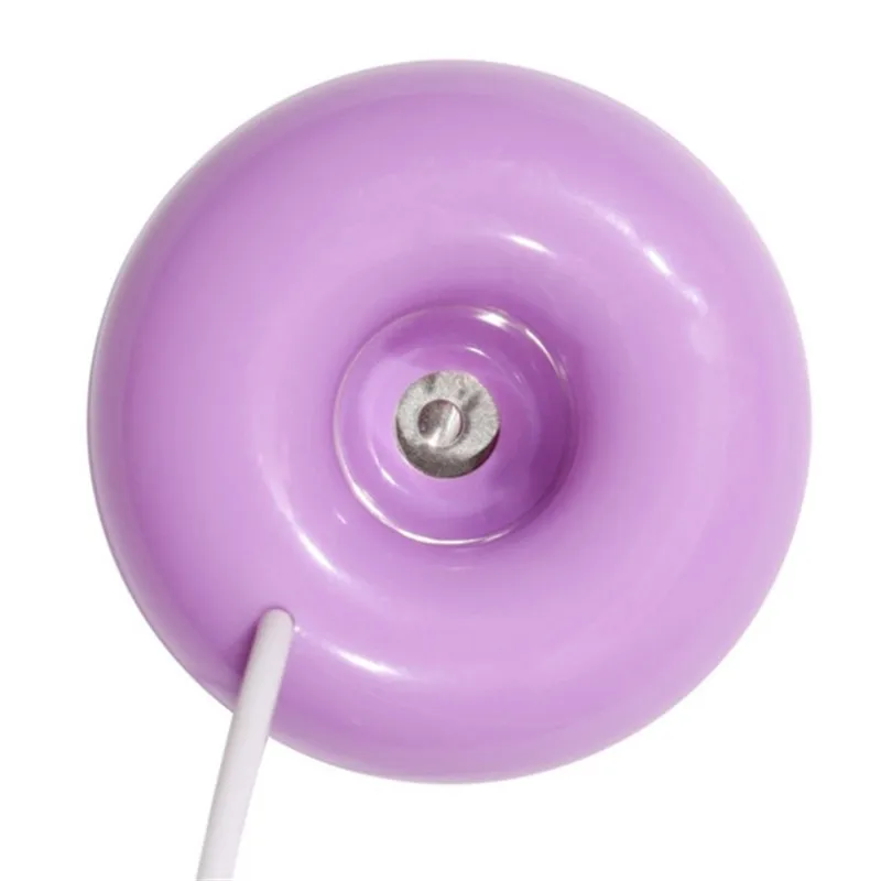 1 шт. Mini-USB Пончик Увлажнитель очиститель воздуха Арома диффузор автомобиля домашнего офиса Портативный Новая мода - Название цвета: Purple