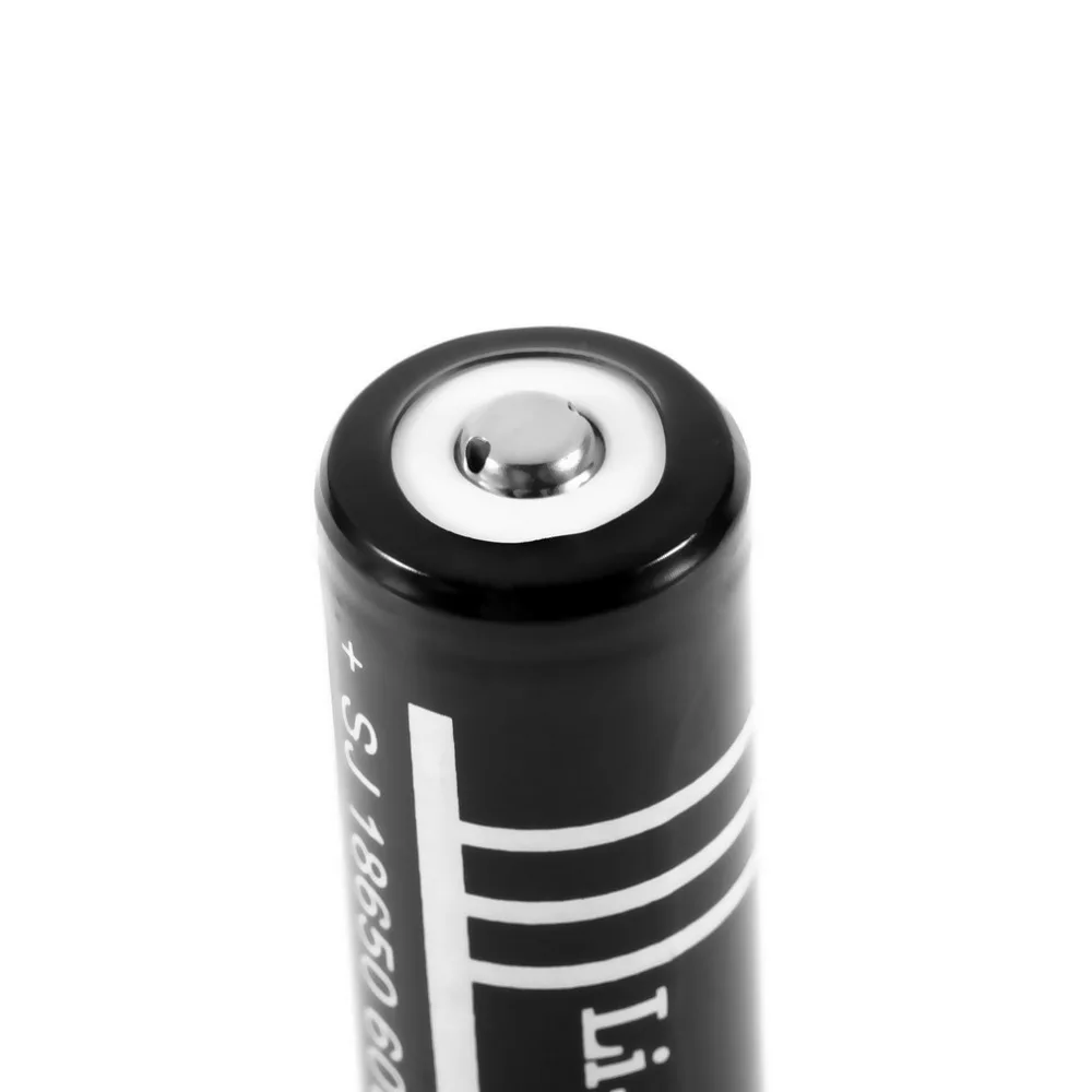 2 шт./лот, Высококачественная литий-ионная аккумуляторная батарея 18650, 3,7 в, 6000 мА/ч для фонарика, фонарь и т. Д