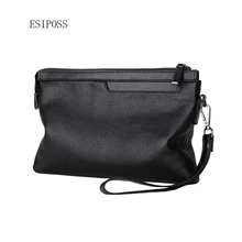 Мужская сумка для мобильного телефона с узором Личи из искусственной кожи, мужская сумка-клатч, мужская сумка, мужской портфель, мужские напульсники, сумка, мужские конверты