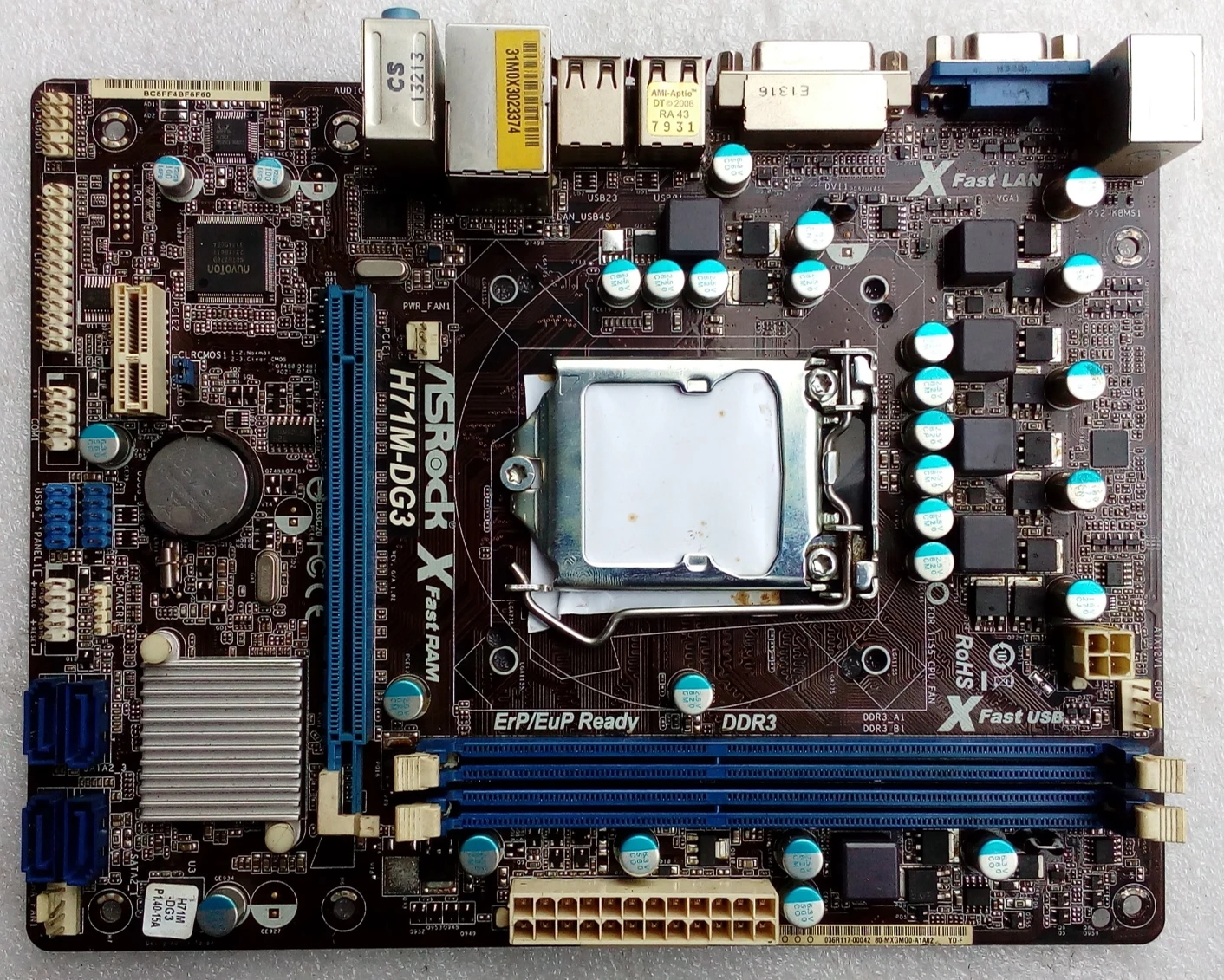 

Used, for ASRock H71M-DG3 1155 integrated graphics,100% tested good!