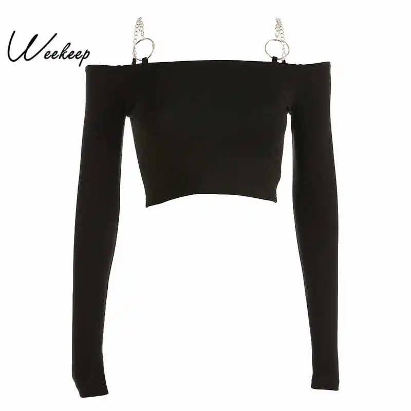 black long sleeve tee