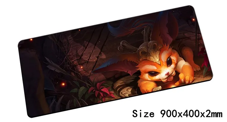 Gnar mouse pad 900x400x2mm lol notbook computer mousepad Missing Link gaming padmouse gamer keyboard mats | Компьютеры и офис