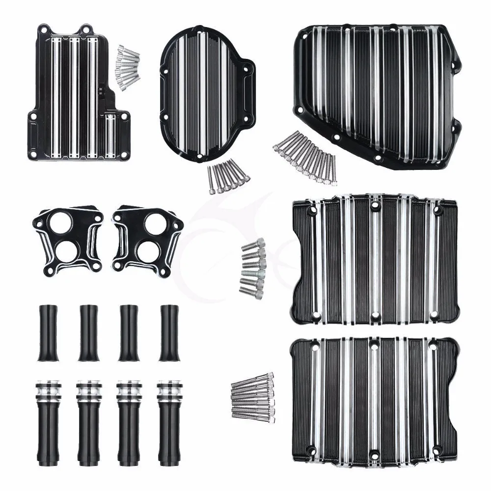

10 Gauge Transmission Engine Cover For Harley Dyna Touring Softail 2004-2017 16