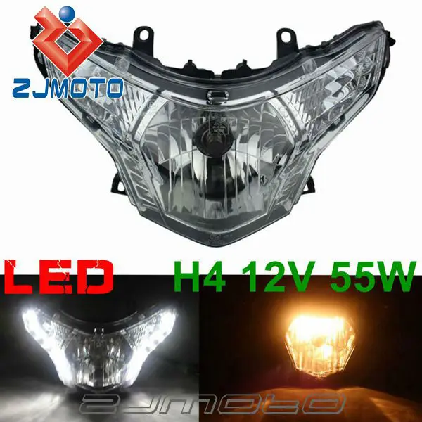 

Motorcycle Daytime Running Headlight LED Turn Light H4 Bulbs Headlamp For Honda CBR250R CBR250 2008-2013 2009 2010 2011 2012