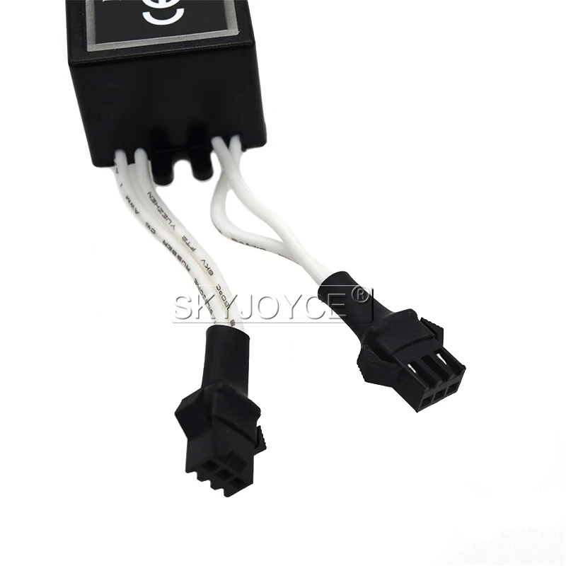 SKYJOYCE 1 pair Male Female Car Inverter Converter For CCFL angel eyes light lamp halo ring spare ballast for E36 E39 E46 E53 (5)
