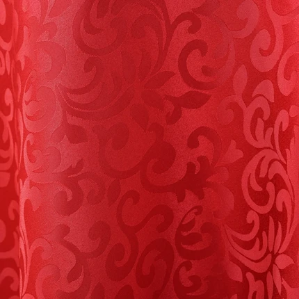 Жаккардовая ткань, коврики для салфеток, полиэстер, ткань для отелей, салфетка, салфетка, коврики, чашки, покрытие 48x48 см, одна штука - Цвет: red