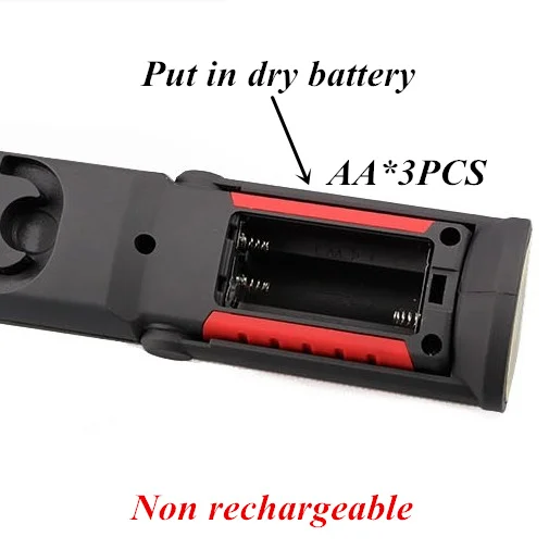Светодиодный фонарь для ремонта автомобиля на аварийном освещении Автомобильные магниты на 360 градусов наружное освещение - Цвет: Non rechargeable