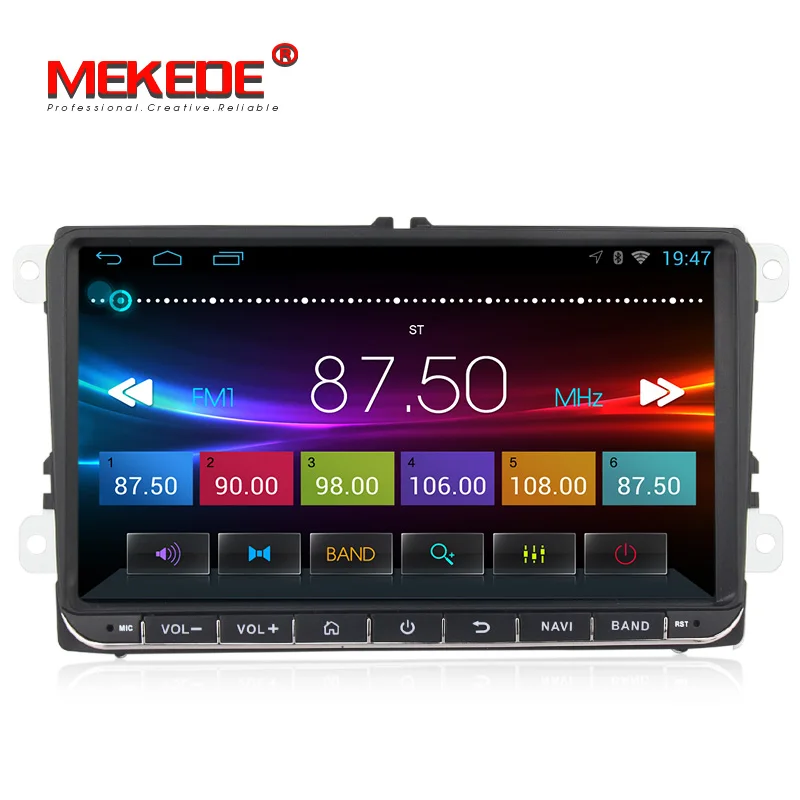 Top free shipping Android Car DVD multimedia player For volkswage golf 4 golf 5 6 touran passat B6 caddy transporter T5 wifi BT 2