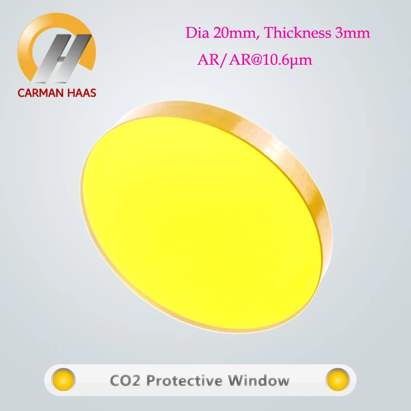 Высококачественное защитное стекло Carmanhaas CO2 ZnSe для лазерной машины диаметром 20