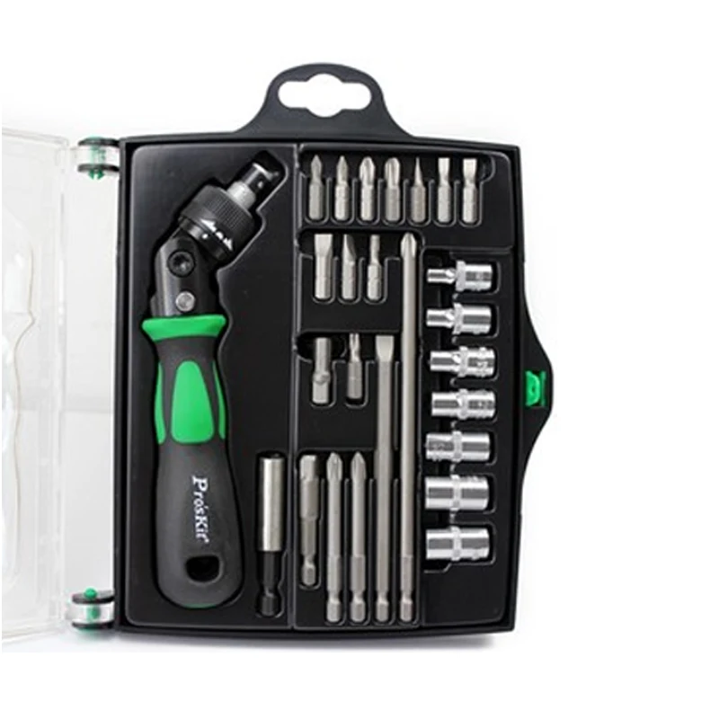 Original SD-2314M 25 In 1 Reversible Ratchet Magnetic Screwdriver W/Bits & Sockets Set Screwdriver Set Original SD-2314M 25 In 1 Reversible Ratchet Magnetic Screwdriver W/Bits & Sockets Set Screwdriver Set